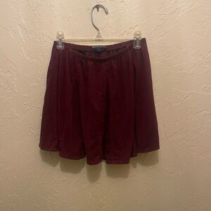 Brandy Melville Deep Red Skirt